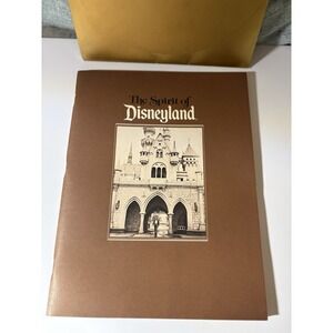 Vintage 1985 The Spirit Of Disneyland Cast Members Book